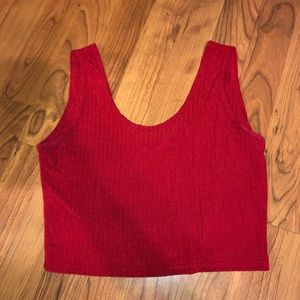 Red Crop Top